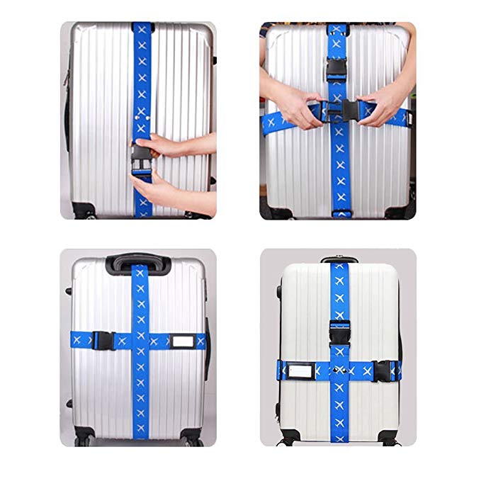 Swifty Luggage Strap Suitcase Belt Sets,BY48,Aodis Express Inc