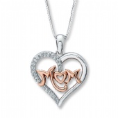 Moms Valentines Necklace Gift,Mothers Birthday Gift Infinity Rose Gold Necklaces for Mom Women Wife