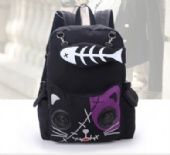 Cute Kitty Speaker Backpack