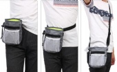Dog Treat Pouch with Waste Bags Dispenser with Extra Long Waist Belt