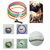 USB Rechargeable Pet LED Flashing Collar