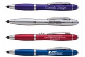 Metallic Spotlight pen with stylus