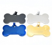 Stainless Steel Bone Shape Dog Tags