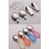 Portable Camping Picnic Cutlery Foldable Spoon