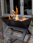 Notebook Charcoal Grill,BBQ Outdoor X-Shaped Folding Grill