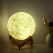 3D LED Moon Lamp USB Rechargeable Light