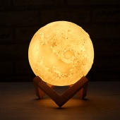 3D LED Moon Lamp USB Rechargeable Light