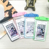 Transparent PVC Touch Screen Waterproof Phone Pouch Card Case
