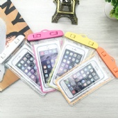 Transparent PVC Touch Screen Waterproof Phone Pouch Card Case