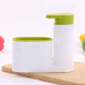 Soap Push Pump with Brush Holder