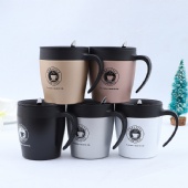 Stainless Steel Coffee Mug with Plastic Handle