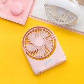 Rechargeable LED light USB Mini Adjustable Fan