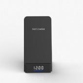 Wireless Fast Charger Stand  Clock