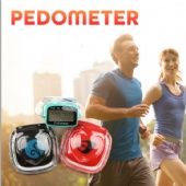 Pedometer with the function calculate the steps, Calorie,and Miles