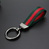Metal Keychain with Nylon Strap