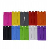 Silicone Cell Phone Wallet with Finger Ring Stand