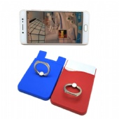 Silicone Cell Phone Wallet with Stand