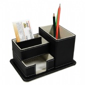 PU lesther desktop organizer