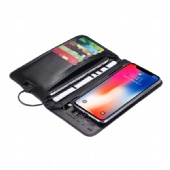 Qi Wireless Smart Travel Wallet with Power Bank