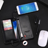 Qi Wireless Smart Travel Wallet with Power Bank