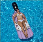 Inflatable Bottle Shape Pool Floats