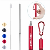 Flexible Foldable Straw Stainless