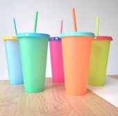 Color Changing Plastic PP Cold Water Cup