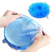 Silicone stretch lids