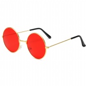 Colored Round Hippie Vintage Unisex Sunglasses