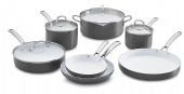 kitchen metal pan set  with ceramic milk pan sauce pan fry pan