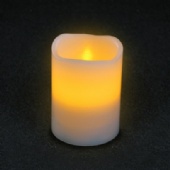 Flameless Wax Votive Candle, Set of 4