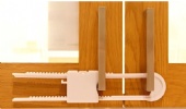 U Shaped Adjustable Sliding Baby Cabinet Locks for Child Safety products