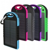 Solar Charger, Waterproof, Drop Resistant, Shockproof
