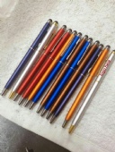 Plastic Twist-Action Stylus Ballpoint Pens