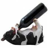 Cow wine bottle holder