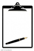 Plastic Clipboard