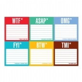 Sticky Notes Packet, Honest Acronyms