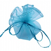 Round Organza Gift Promotion Pouch Wedding Jewelry Bag