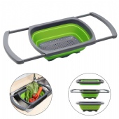 Vegtable/Fruit Colanders Strainers With Extendable Handles