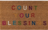 Natural Coir Coco Fiber Non-Slip Outdoor/Indoor Doormat