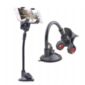 Double Clip Strong Suction Cup Cell Phone Holder