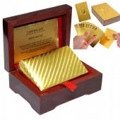 24K Gold Foil Plated Playing Cards Poker