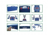 Portable Folding Picnic Table with 4 Seats