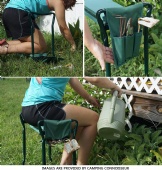 Garden Kneeler and Seat with 2 Bonus Tool Pouches