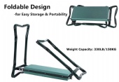 Garden Kneeler and Seat with 2 Bonus Tool Pouches