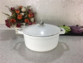 3.5QT Cast Iron Enamel Dutch Oven
