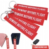 Remove Before Flight Key Chain