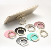360 Degree Round Finger Ring Mobile Phone Stand Holder