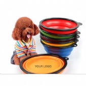 Food Grade Silicone Foldable Collapsible Bowl for pet
