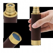 Pirate Brass Telescope,Collapsible Handheld Monocular Scope
